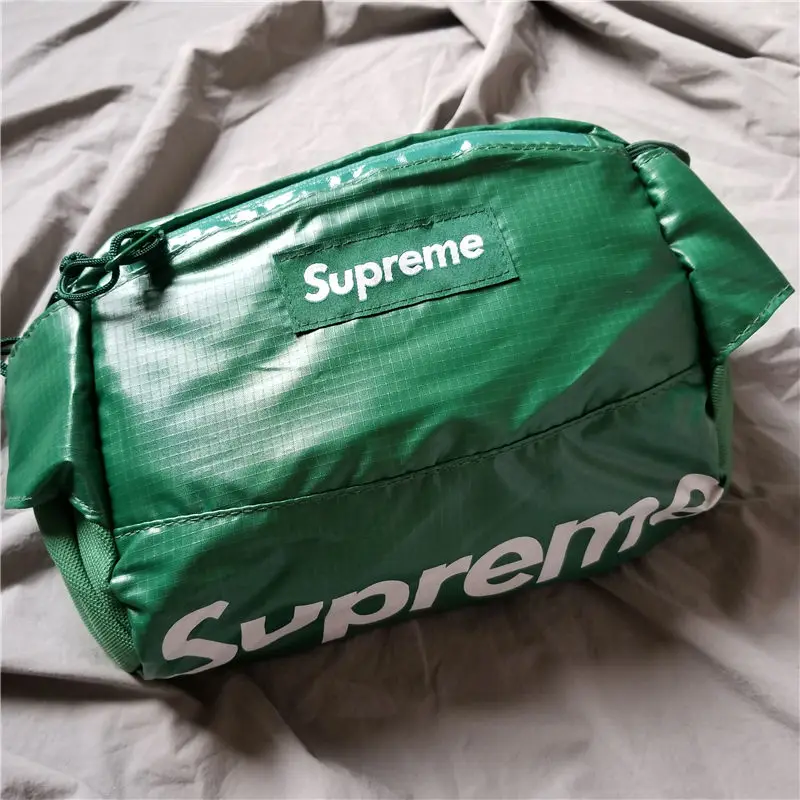

Supreme17fw shoulder bag tide brand reflective waist bag 17FW 43th Waist Bag 3M chest bag shoulder bag