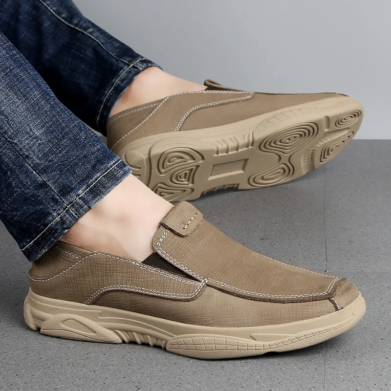 Мокасины мужские из натуральной кожи роскошные брендовые Лоферы для вождения