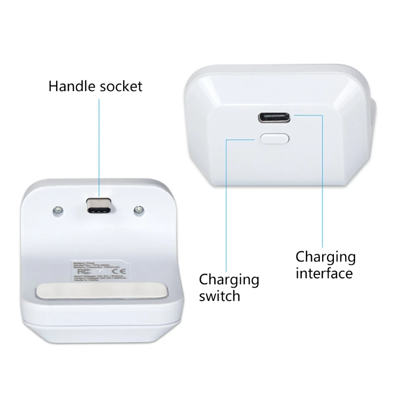 Беспроводной контроллер зарядное устройство для PS5 съемный компактный порт