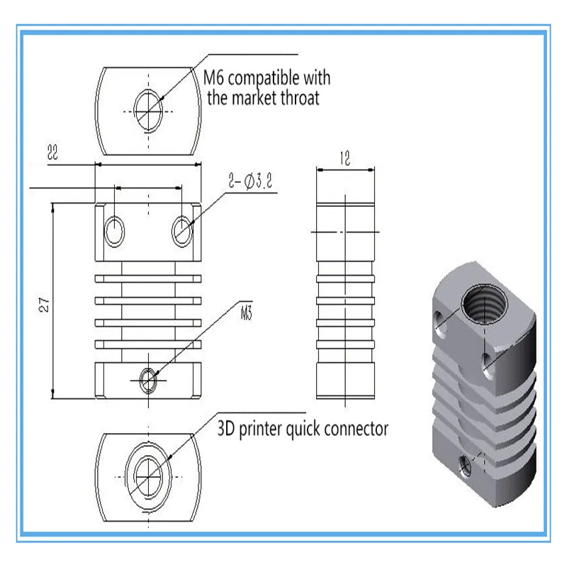 Красный hotden штранг-прессования печатающей головки комплект сборный экструдер 1 75