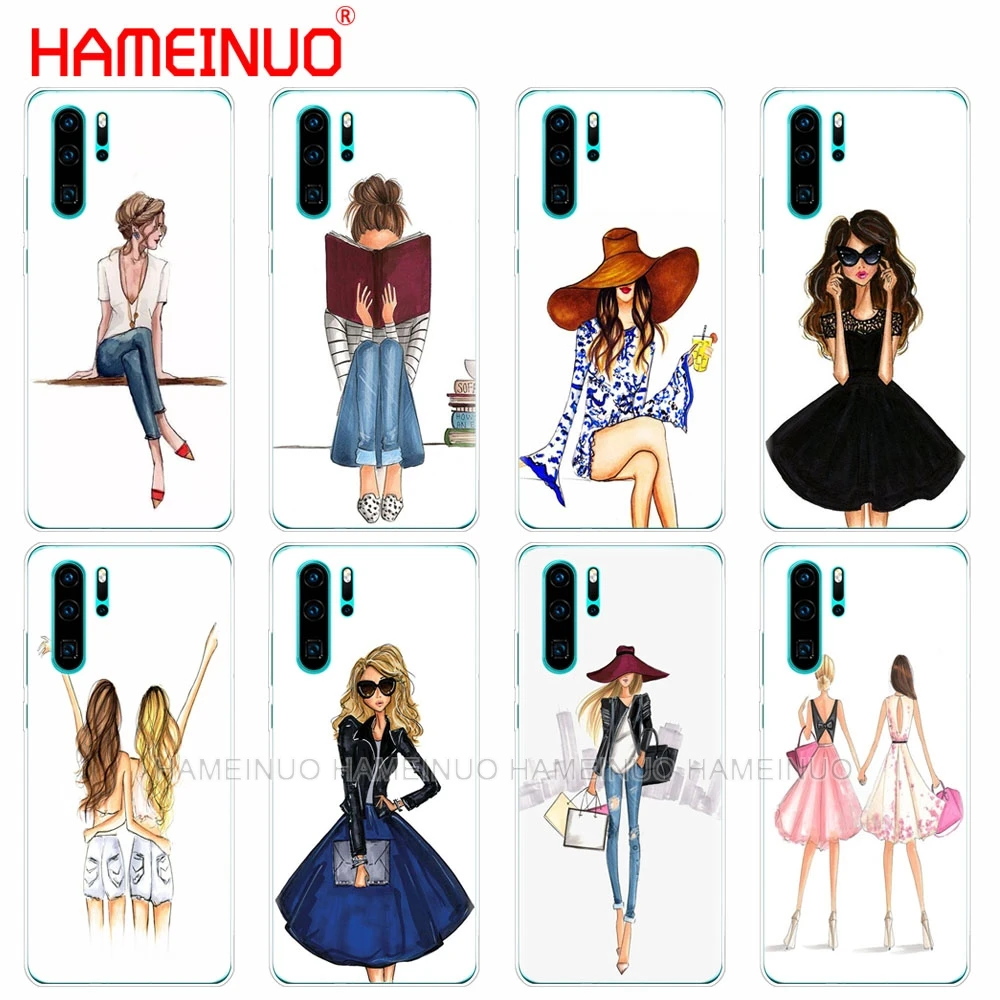 Силиконовый чехол для телефона huawei P30 PRO LITE P SMART 2019 plus p smart Z p20 lite красивое платье