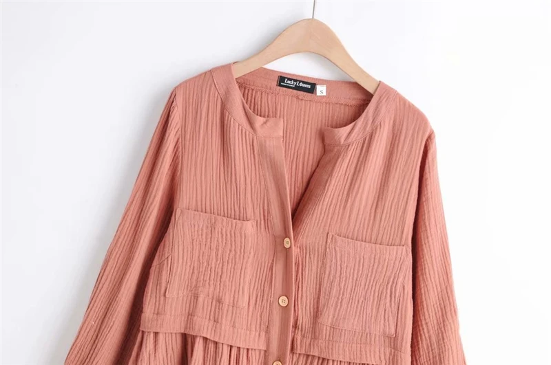 Boho Chic женское пляжное богемное мини-платье с длинным рукавом и v-образным вырезом и двойными карманами