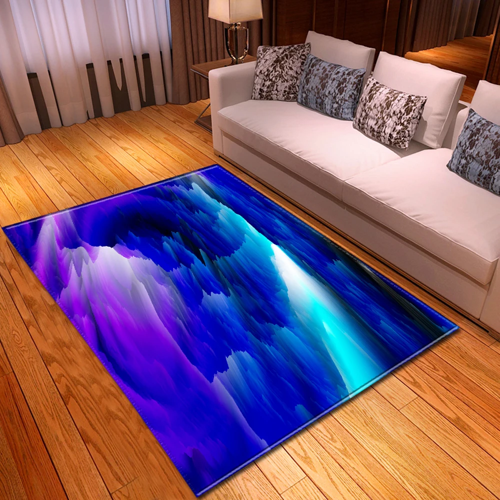 Черные ковры в скандинавском богемном стиле домашний декор прикроватные коврики