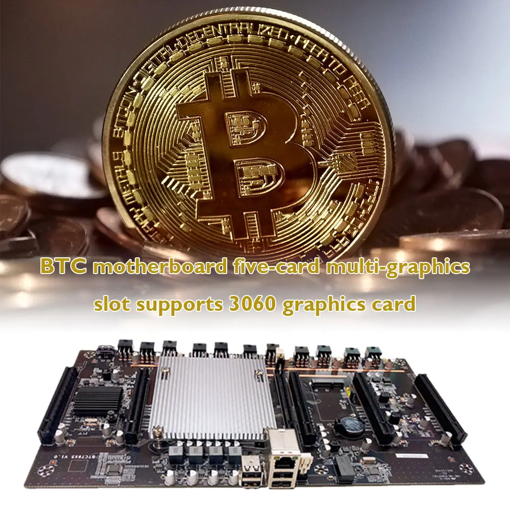 X79 H61 добыча материнская плата LGA 2011 Процессор гнездо 5 PCIe PCI Express 3 0 X8 Слоты DDR3 слот