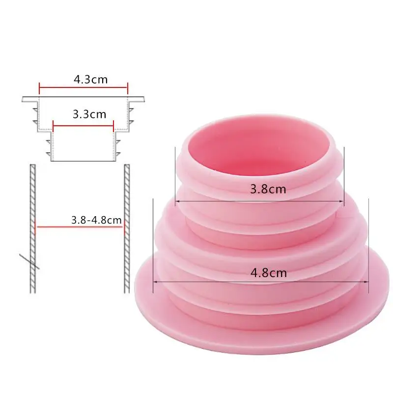 

Deodorant Sewer Pipe Silicone Gel Seal Ring Anti-odor Shower Drain Cover Washing Machine Pool Floor Drain Sealing Plug