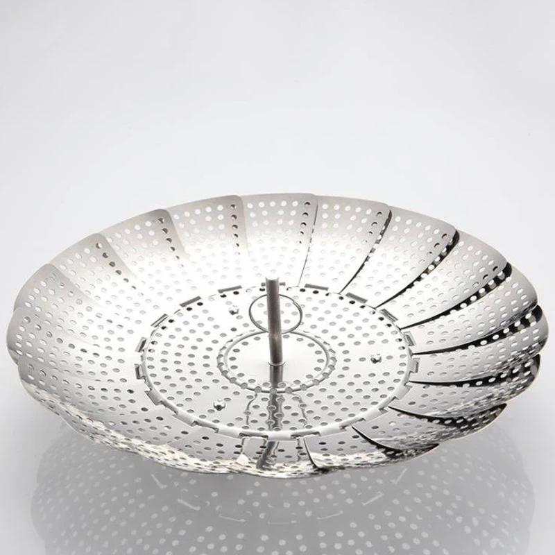 Кухня Пароварка из нержавеющей стали корзина для фруктов пару стойка еды