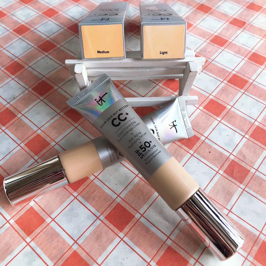 Консилер Для Лица it cosmetics CC + крем SPF 50 полное покрытие средней или светильник Лой