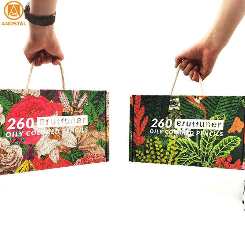 

520 Brutfuner Professional 260 Colored Pencils Andstal Soft Core Color Pencil for Artists Coloring Sketching Drawing