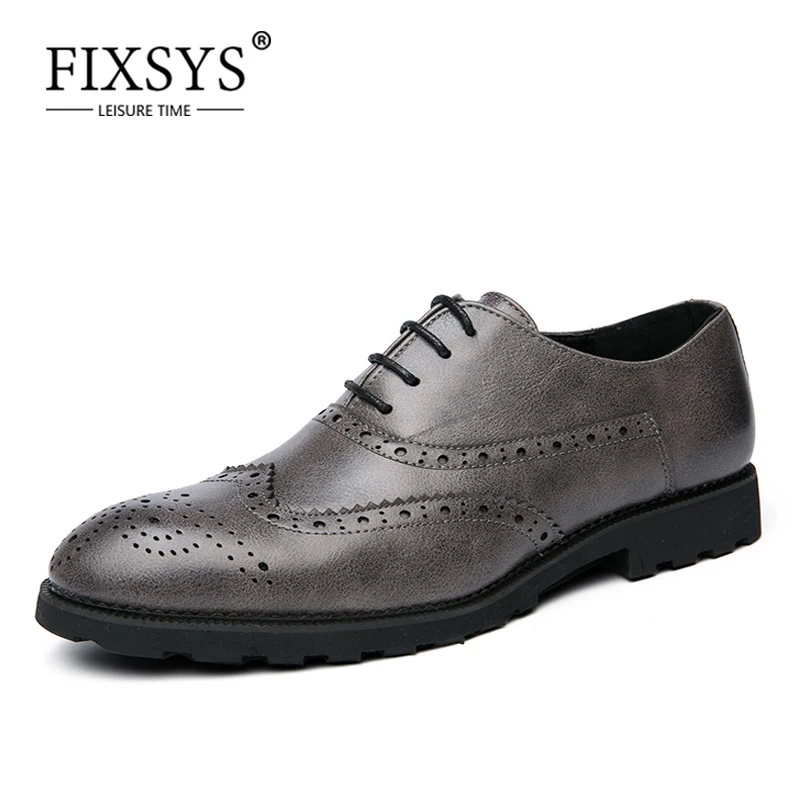 

FIXSYS человек Туфли под платье кожаные официальные туфли в деловом стиле ручной работы; Свадебные туфли мужские, на шнуровке, оксфорды, в элег...