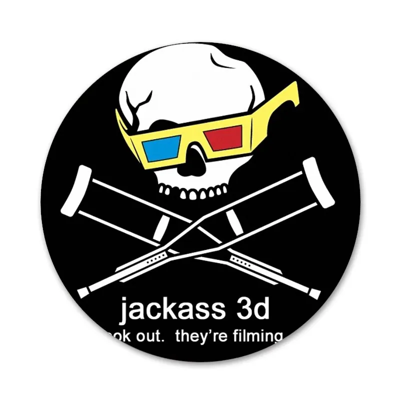 Jackass ленты потерянные Значки для одежды рюкзака украшение подарок | Дом и сад