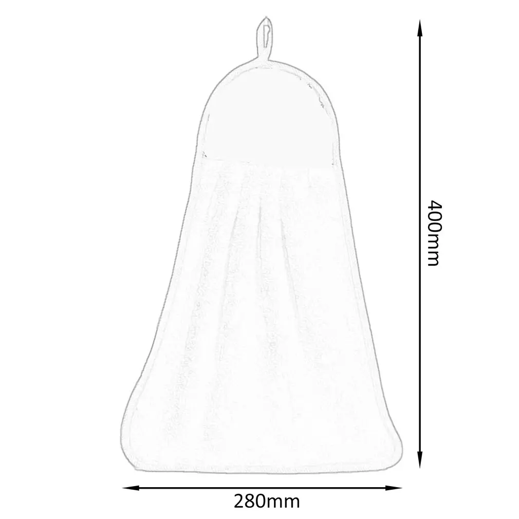 

Hook Coral Fleece Towel Fashion Comfortable Soft Hanging Towel Strong Absorbent Towel Kitchen Towels