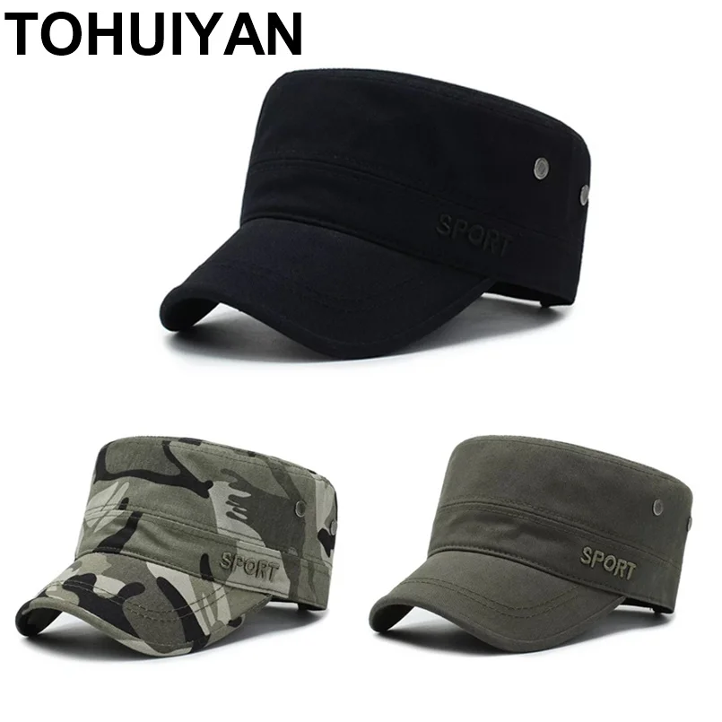 Кепка унисекс из мытого хлопка брендовая армейская шапка в стиле милитари с