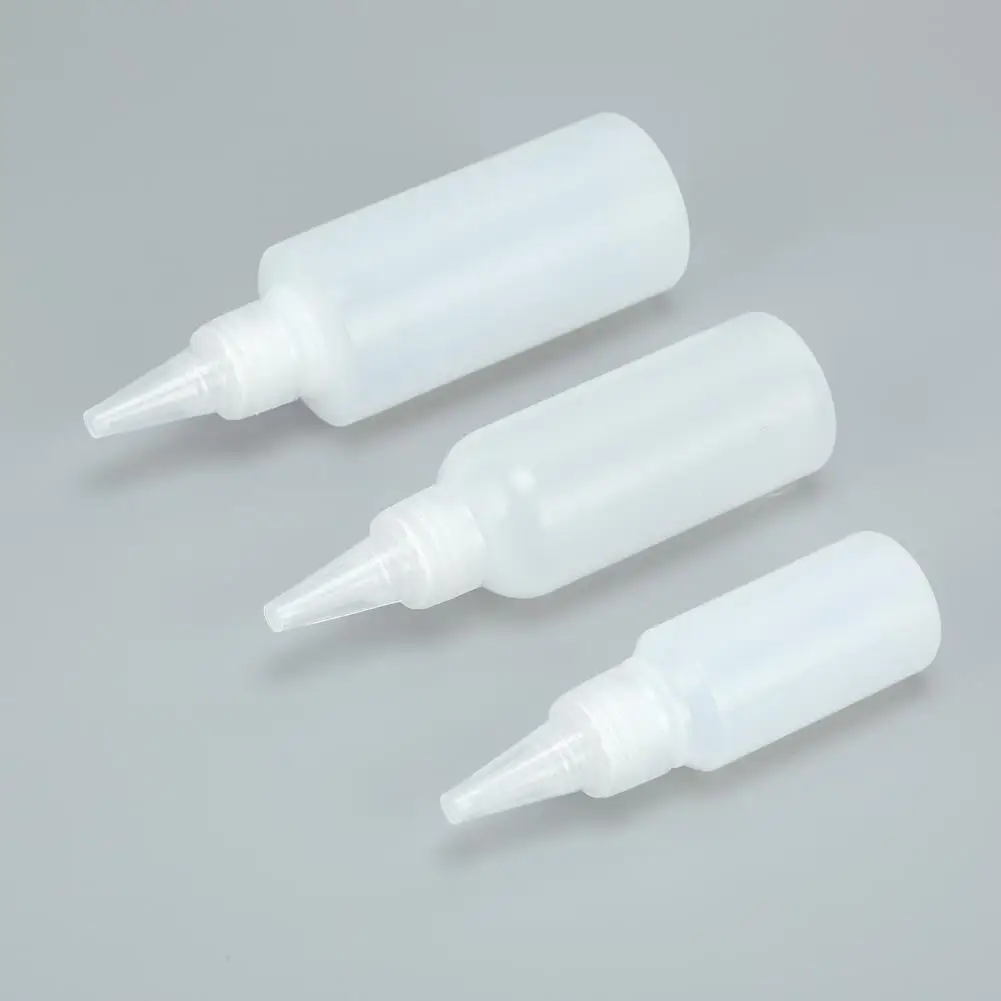 

10Pcs 30ML/60ML/100ML Tip Applicator Bottles Transparent High Elastic Plastic DIY Squeezable Glue Bottle Craft Tools for Home