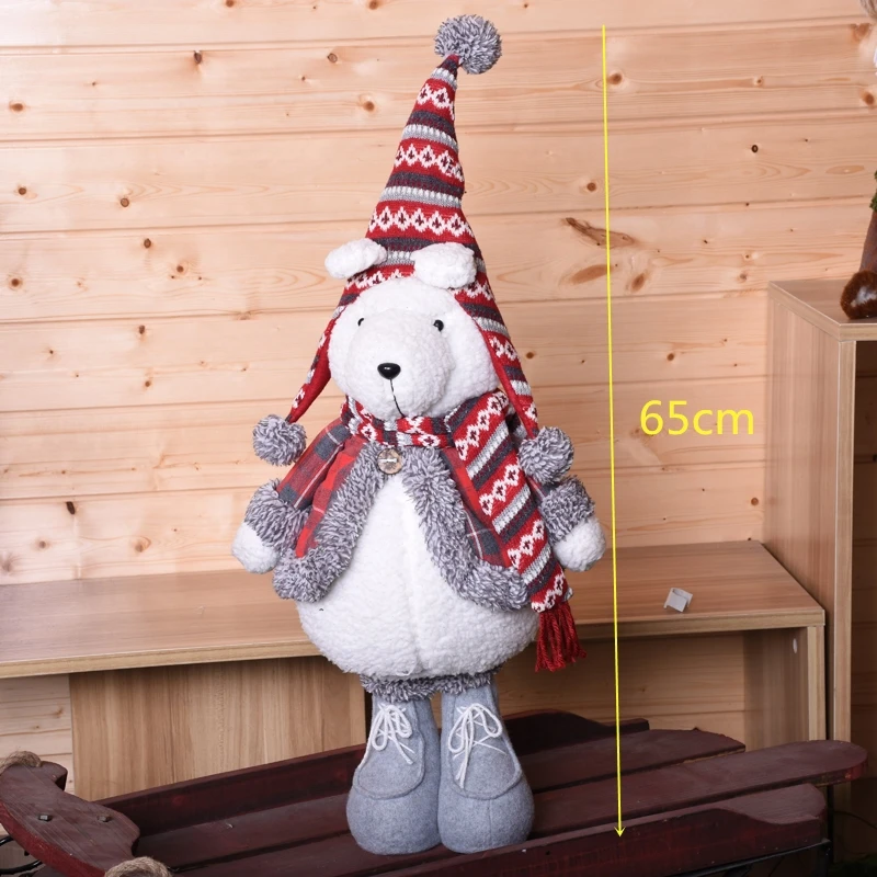 yuan mao SDZS214 Фигурки Санта-Клауса, куклы, рождественские украшения для дома, рождественские украшения, рождественские украшения для сада, год - Цвет: yuan mao SDZS214