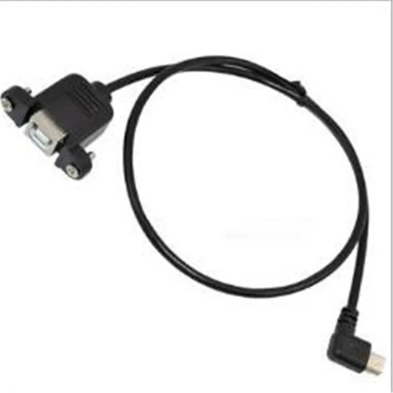 Мини 5Pin USB B mother print с прямым изгибом 90 ° кабелем для наушников панельный кабель