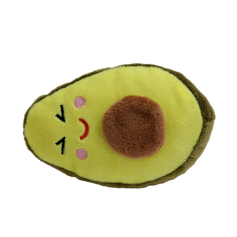 

Puppy Chew Squeaker Toy Pet Dog Toys Squeaky Plush Fruit Shape Cat Animal Chew Different Kinds Patterns Bite Pet Supplies