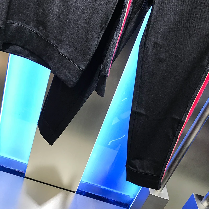 

Autumn new 2020 men's suit fashion China Dragon embroidery sports leisure long sleeve pants handsome two piece set trend