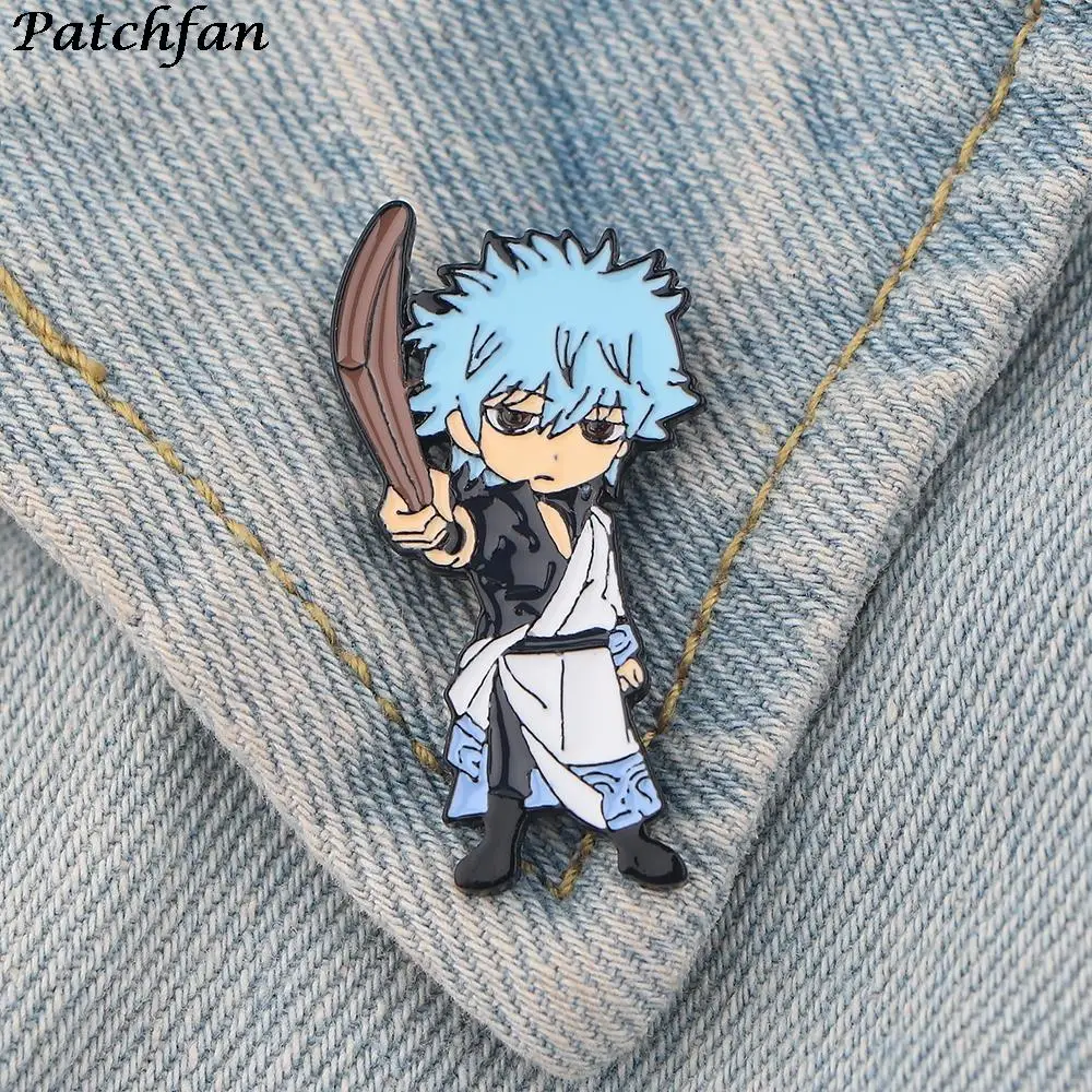 

20pcs/lot AD185 Patchfan Enamel Pins Custom Anime Brooches Lapel Pin Shirt Bag Funny Badge Jewelry Gift Fans Friends