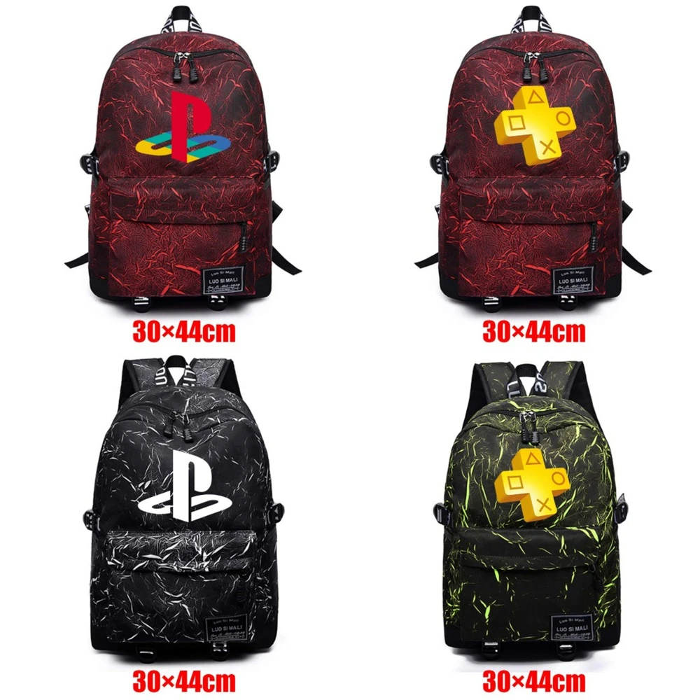

Ps4 Teenager Packsack Fabric Backpack Zipper Schoolbag Unisex High Quality Mochila Student Casual Travel Laptop Bag