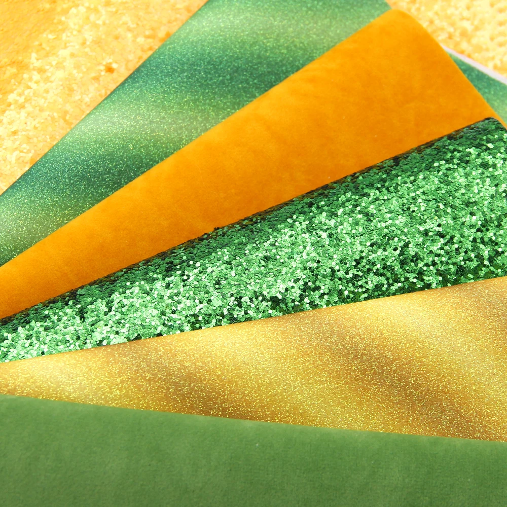 Набор аксессуаров David 6 шт./компл. 20*33 см желто-зеленая блестящая синтетическая