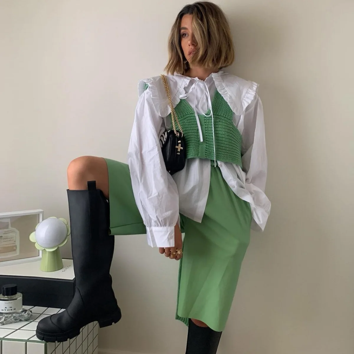 

Aesthetic Adjust Straps Short Sweater Vest Women Vintage 90S Style Spring Autumn Crop Tank Top Female Korean Black Cardigan Pull