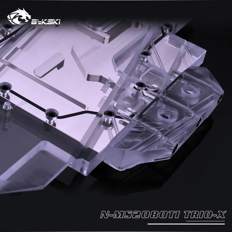Bykski графический блок с полным покрытием для MSI RTX 2080Ti GAMING X TRIO графическая карта