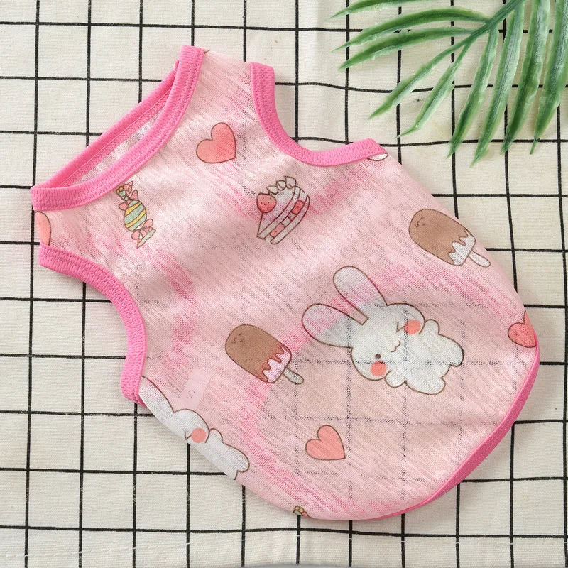 

Flamingo Unicorn Pattern Pet Clothes for Dogs Puppy Vest Xxxs Designer Dog Clothes for Pitbulls Cute Japanese Dog Clothes Summer