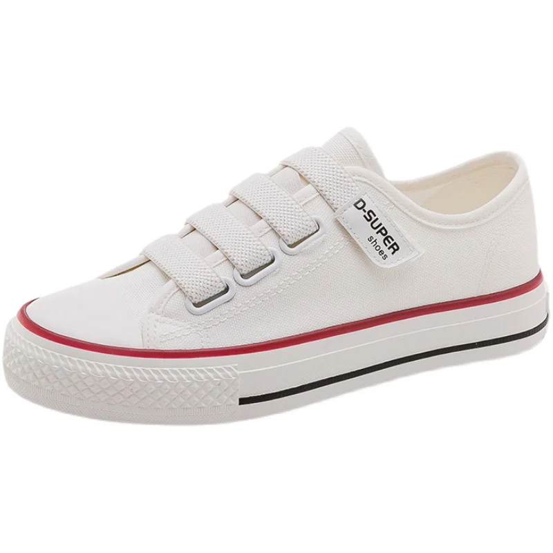 

Women Sneakers fashion Canvas ShoesTrend Casual Flats Sneakers Female New Fashion Comfort Black Women Vulcanized Shoes Flats