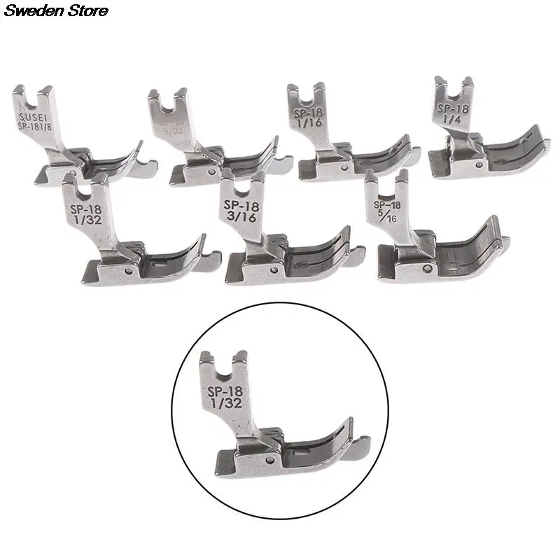 1 шт. 1/4 1/8 3/8 1/16 3/16 5/16 1/32 металлическая прижимная лапка SP-18 промышленная для швейной