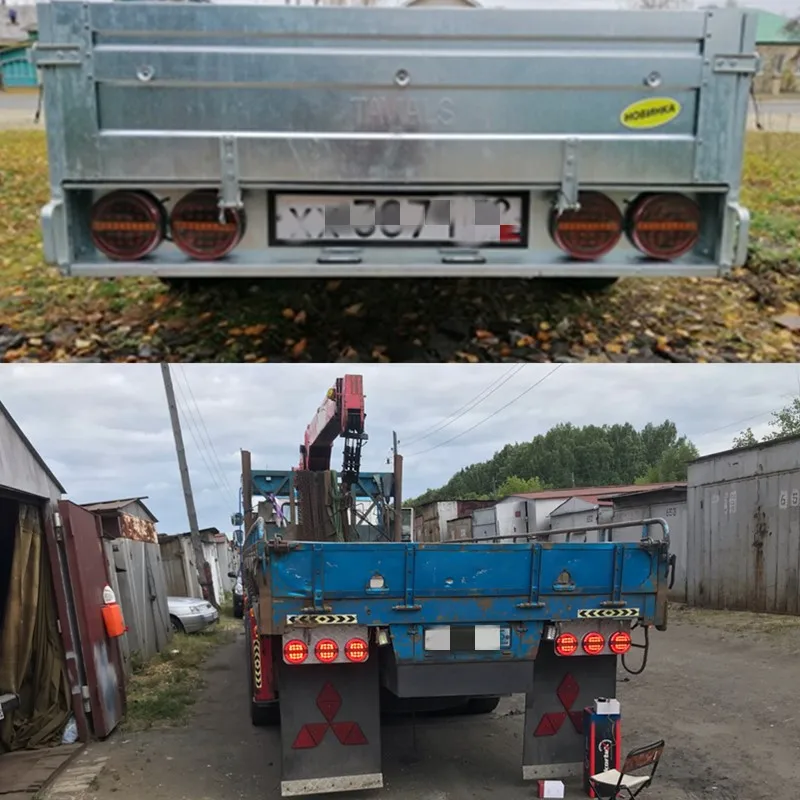 2 шт. автомобильные задние фонари для автобуса 5 3 дюйма |