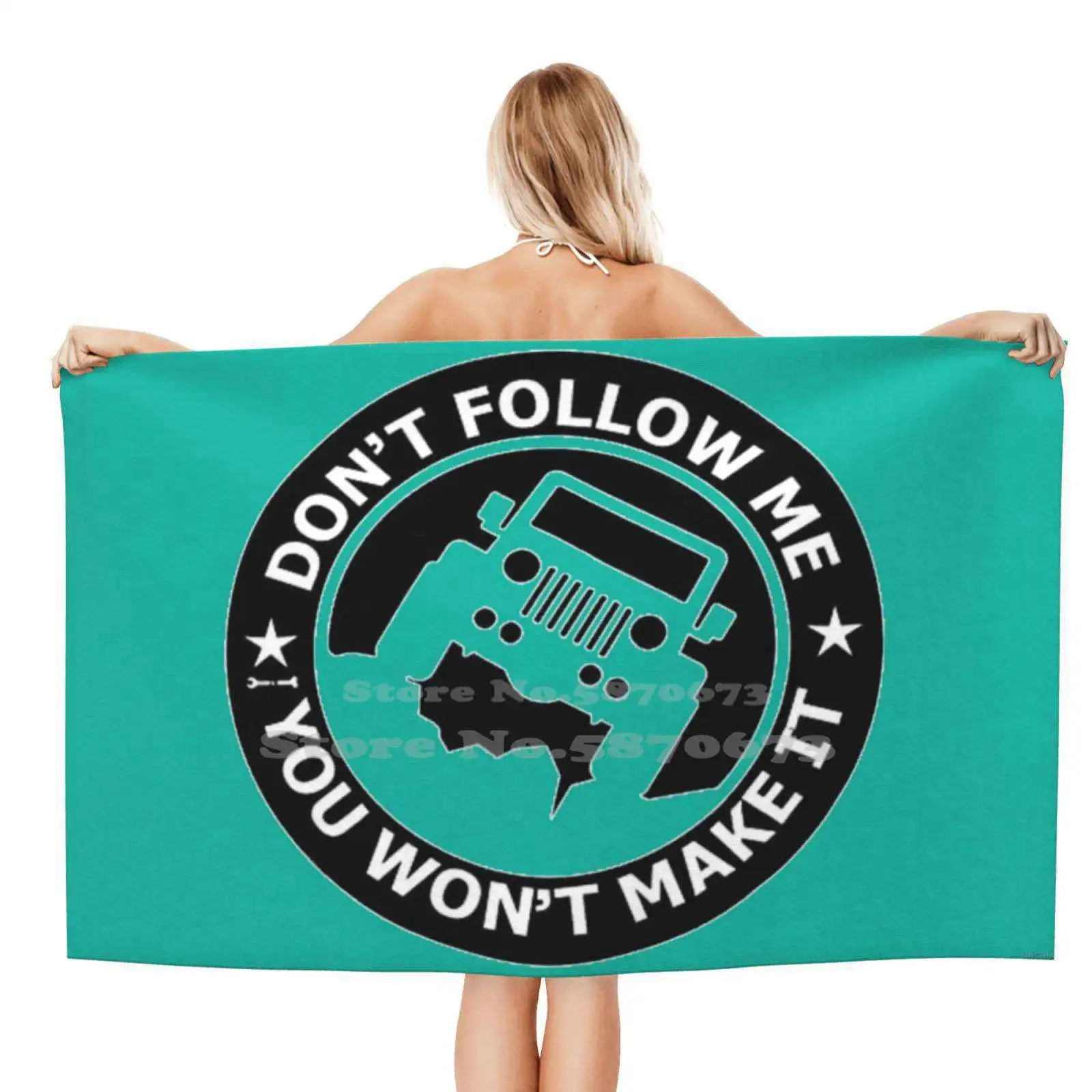 Забавная футболка с рисунком не следуйте себе Jeeep новинка 3 персонализированное