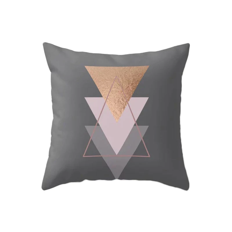 

2021Printing Series Pillowcase Modern Nordic Geometric Pillows Colorful Cover Sofa Bed45*45cm Decorative Livingroom Pillows Case