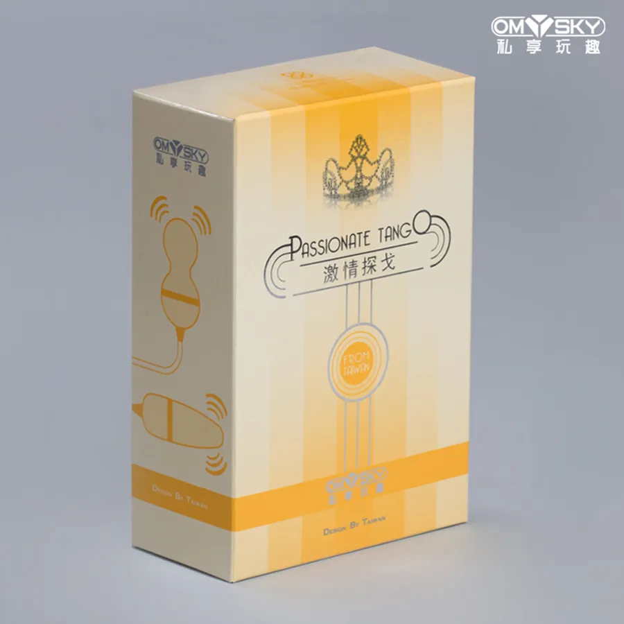 OMYSKY Водонепроницаемый двойной Вибрирующий силиконовый массажер Кегель