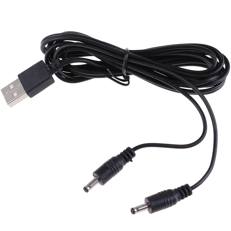 USB Кабель 5В DC 135 мм разъем кабеля питания черный для светодиодной лампы или