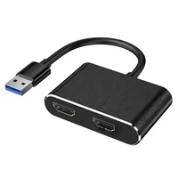 usb 3 0 to dual hdmi compatible usb 3 0 pd converter 3 in 1 usb dock station hub 5gbps adapter cable for phone macbook laptop tv
