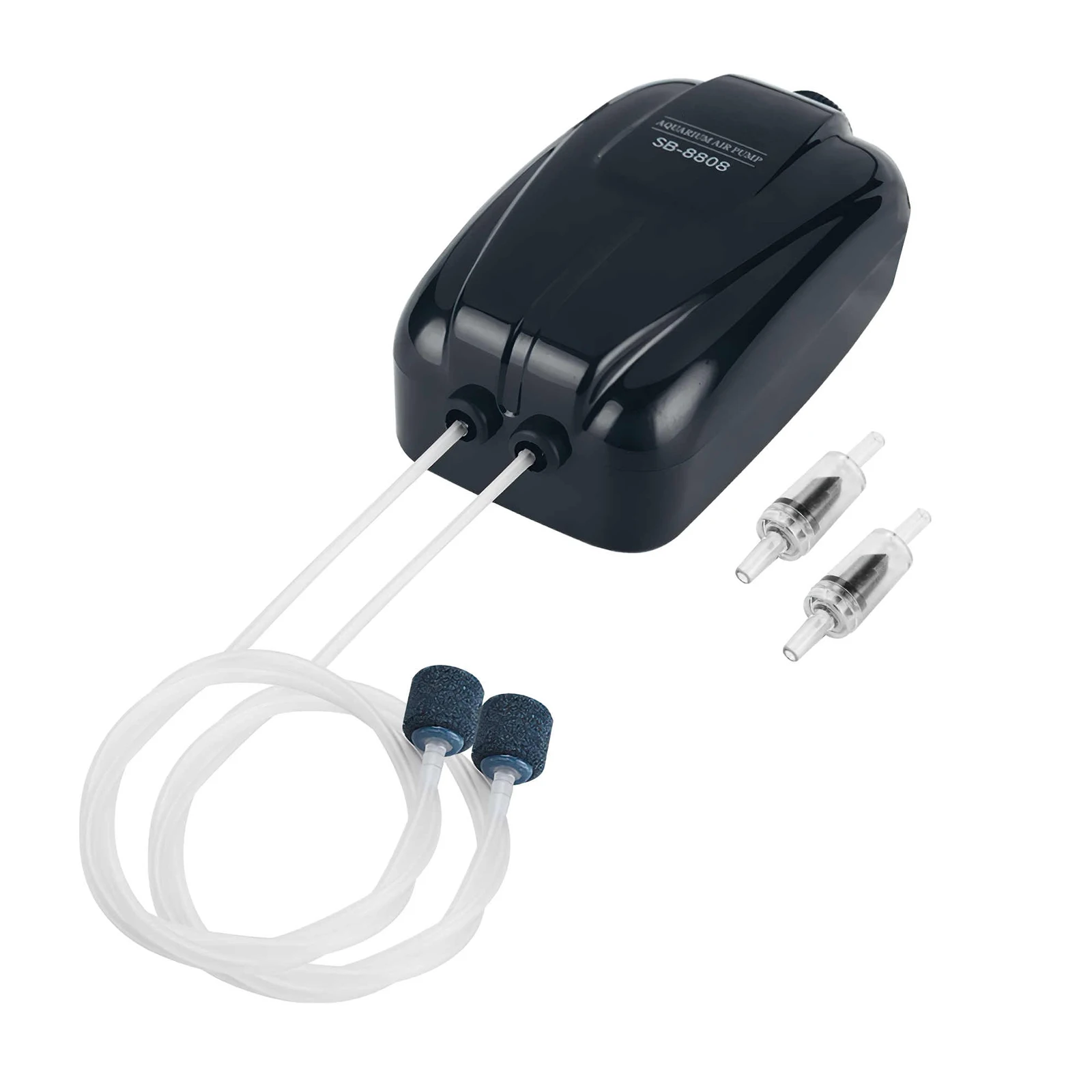 

SB-8806 Oxygenation Pump Fish Tank Oxygenation Pump Silent Aquarium Aeration Pump Two Outlets Manual Adjustment Oxygen Pump