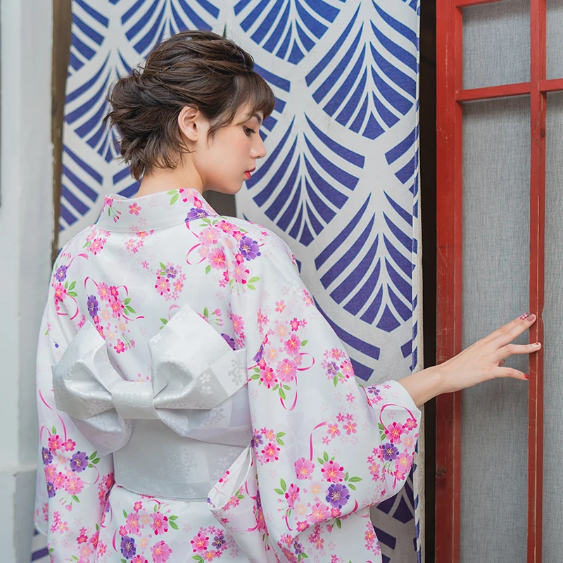 Japan Kimono Cummerbunds Women's Dress Accessory Beautiful butterfly Yukata Waistbands Cosplay Wear Vintage Style