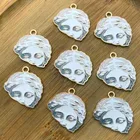 10 звёзд Несовершенная Мужская голова портрет искусство эмаль металлические подвески серьги браслет DIY ожерелье ювелирные изделия