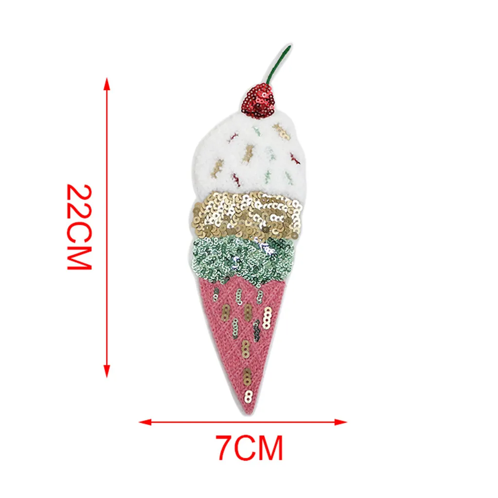 5 шт./лот модное полотенце с вышивкой вишневое мороженое пришивная нашивка