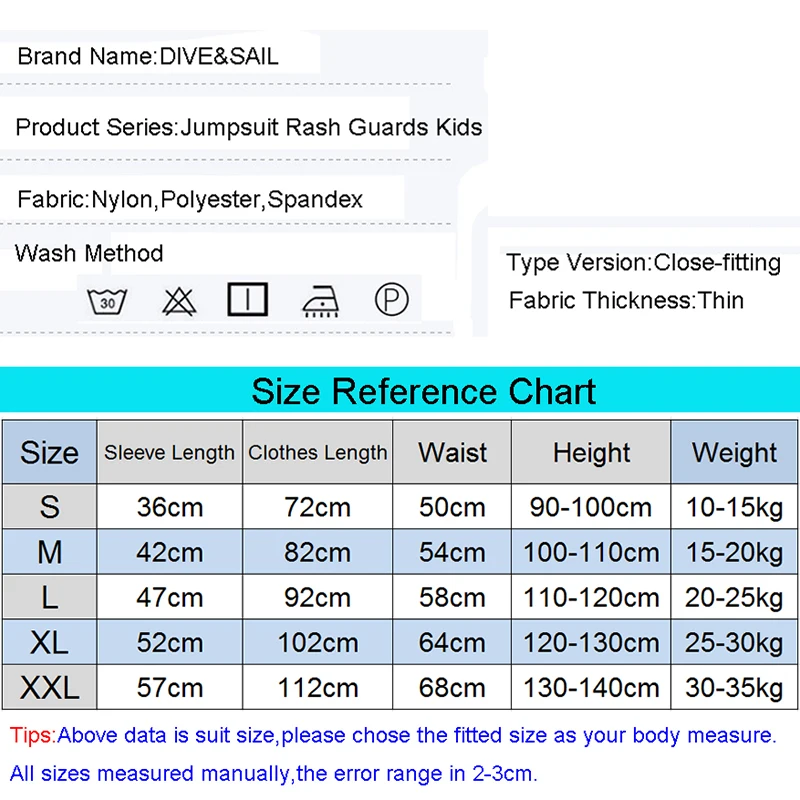 Погружение парус бренд UPF 50 + дети дайвинг рашгарды Цельный купальник для девочек