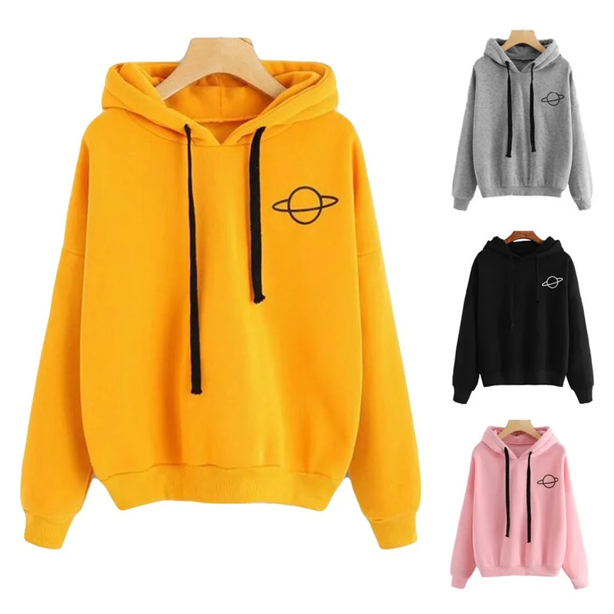 Свитшоты с принтом женская с длинным рукавом Перемычка Hoody пуловер Топ Блузка Женская толстовка Poleron Sudadera Con Capucha