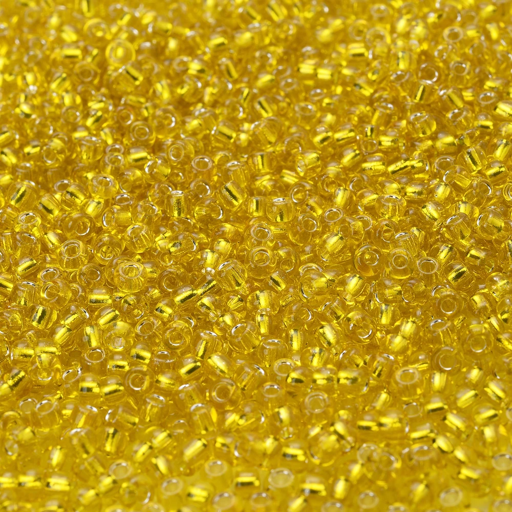 Бусины-разделители для браслетов и ожерелий желтые смешанные 3 мм 300/600/1500 шт. |