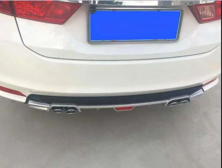 Для City Body kit спойлер 2015 2017 для Honda DCS ABS задний передний бампер диффузор защитные