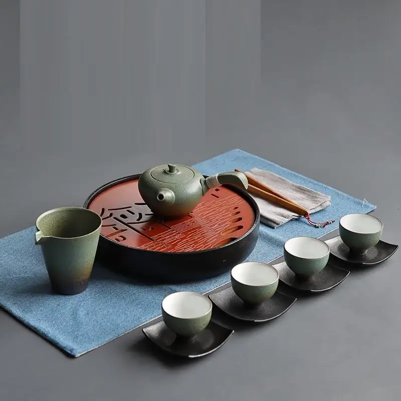 

Dienbladen Juego De China Te Chino Serviertablett Teaware Bandeja Para Servir Chinese Kung Fu Serving Holder Tea Tray