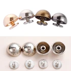 10 шт. болты с круглой головкой в форме гриба, металлическая кнопка для ногтей из Ткани в стиле панк, ремешок сделай сам, заклепки, винты для багажа, одежды, сумки, обуви