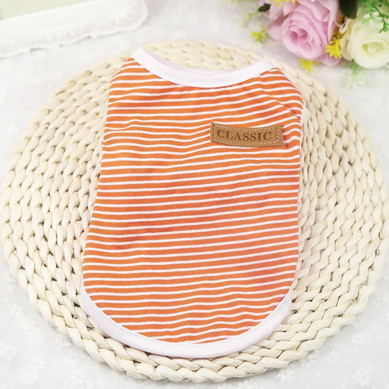 Новинка 2020 Модный классический жилет для собак и щенков футболка одежда в