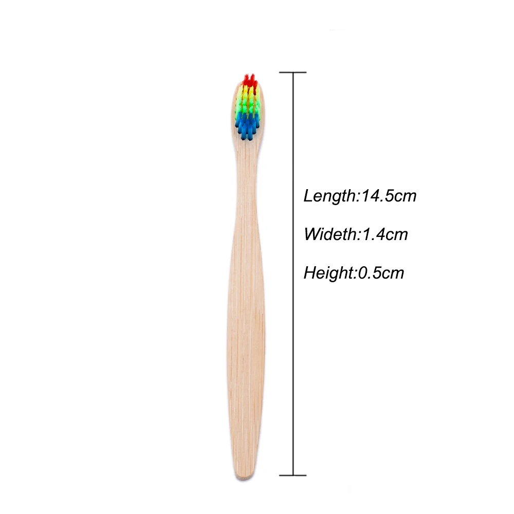 Экологичная детская зубная щетка из бамбука 3 шт. портативные зубные щетки