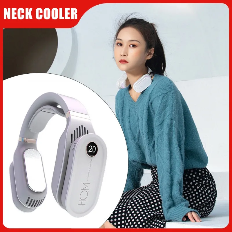Мини-вентилятор для шеи портативный без пузырьков USB перезаряжаемый улицы
