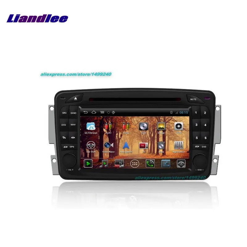 Liandlee для Mercedes Benz A W168 1997 ~ 2004 2 Din Автомобильный Android радио GPS навигация карты CD DVD