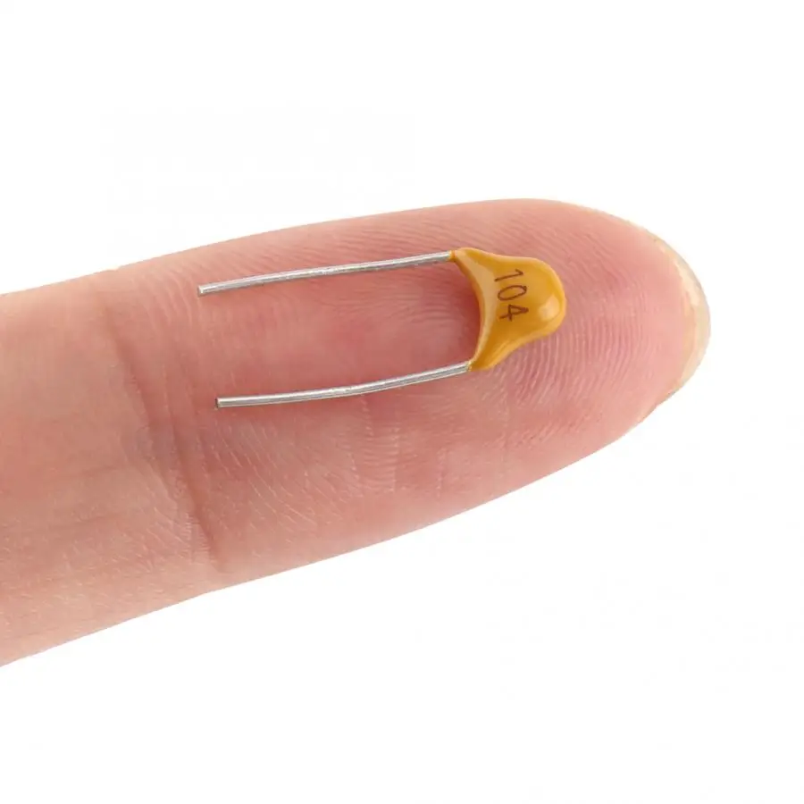 500 шт. 10 видов монолитные многослойные керамические конденсаторы 0 1 мкФ ф с